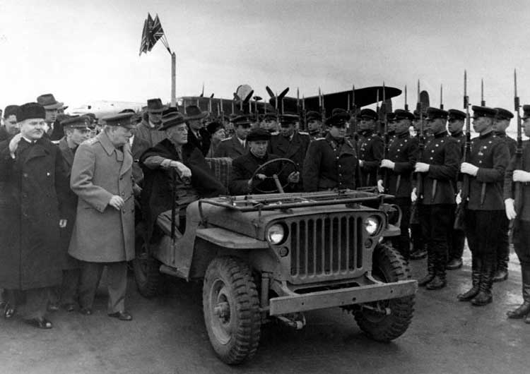 президент Рузвельт, Ялтинская конференция, 1945