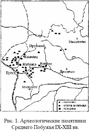 Среднее Побужье в IX-XIII вв.