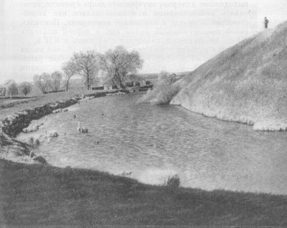 Вал и ров Мстиславльского городища. XII в.