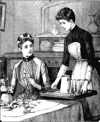 Хозяйка и горничная. Рисунок из журнала &laquo;Кэсселс&raquo;. 1887