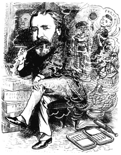 Генри Лабушер. Карикатура из журнала «Панч». 1881 Генри Лабушер. Карикатура из журнала «Панч». 1881