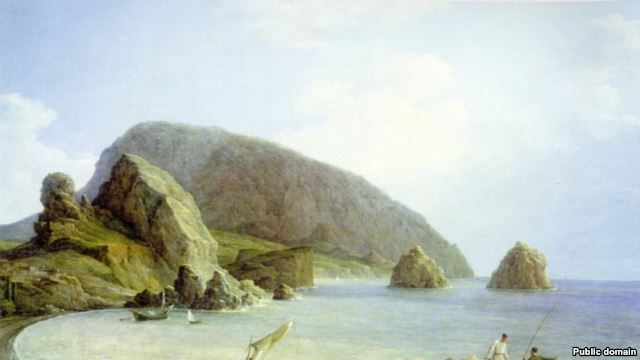Алупка. Литография первой половины 19 столетия Алупка. Литография первой половины 19 столетия