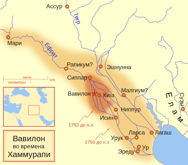 Вавилония, Хаммурапи и преемники