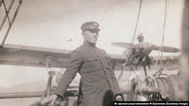 Куканов на борту ледореза Литке, 1934 год Куканов на борту ледореза Литке, 1934 год
